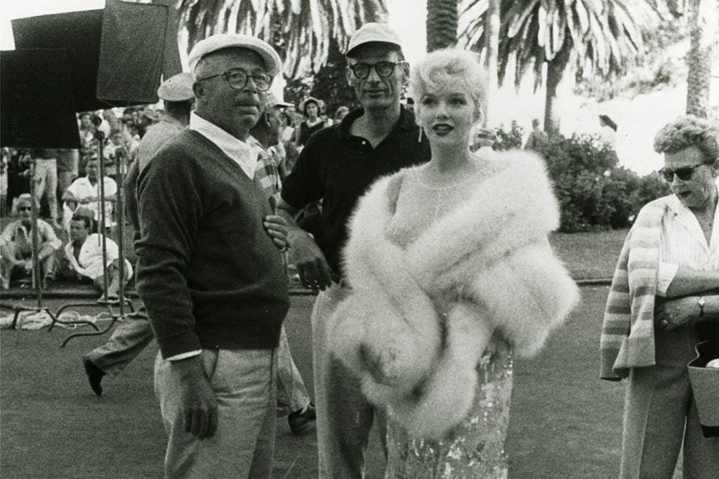 Arthur Miller and Marilyn Monroe