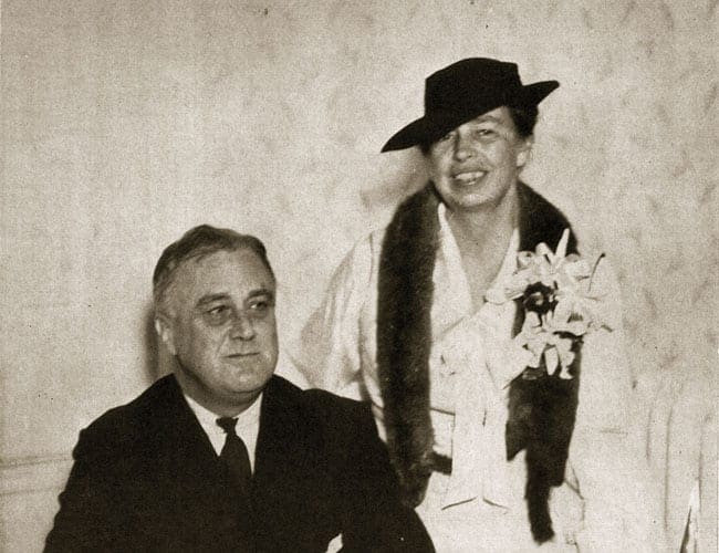 President Franklin Roosevelt and Mrs. Roosevelt