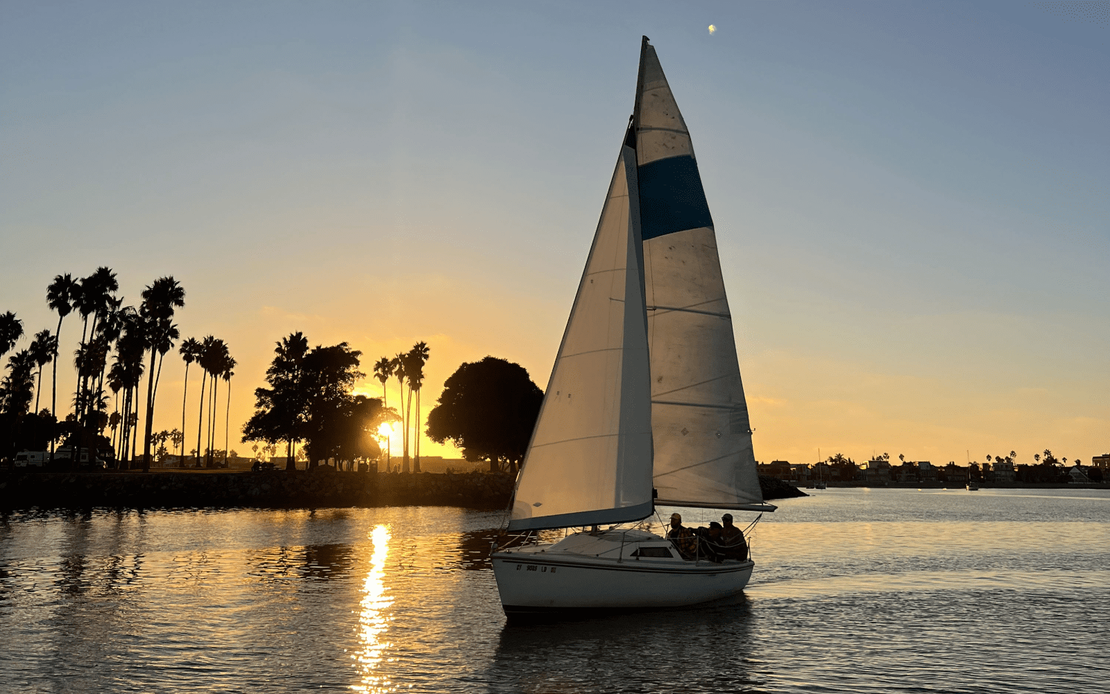 sailboat in san diego bay
