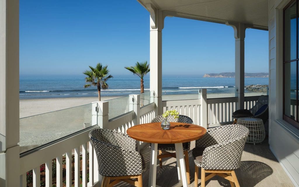 Oceanfront veranda