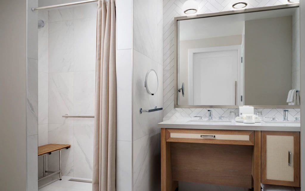 Shore House Residence Accessible Roll-in Shower