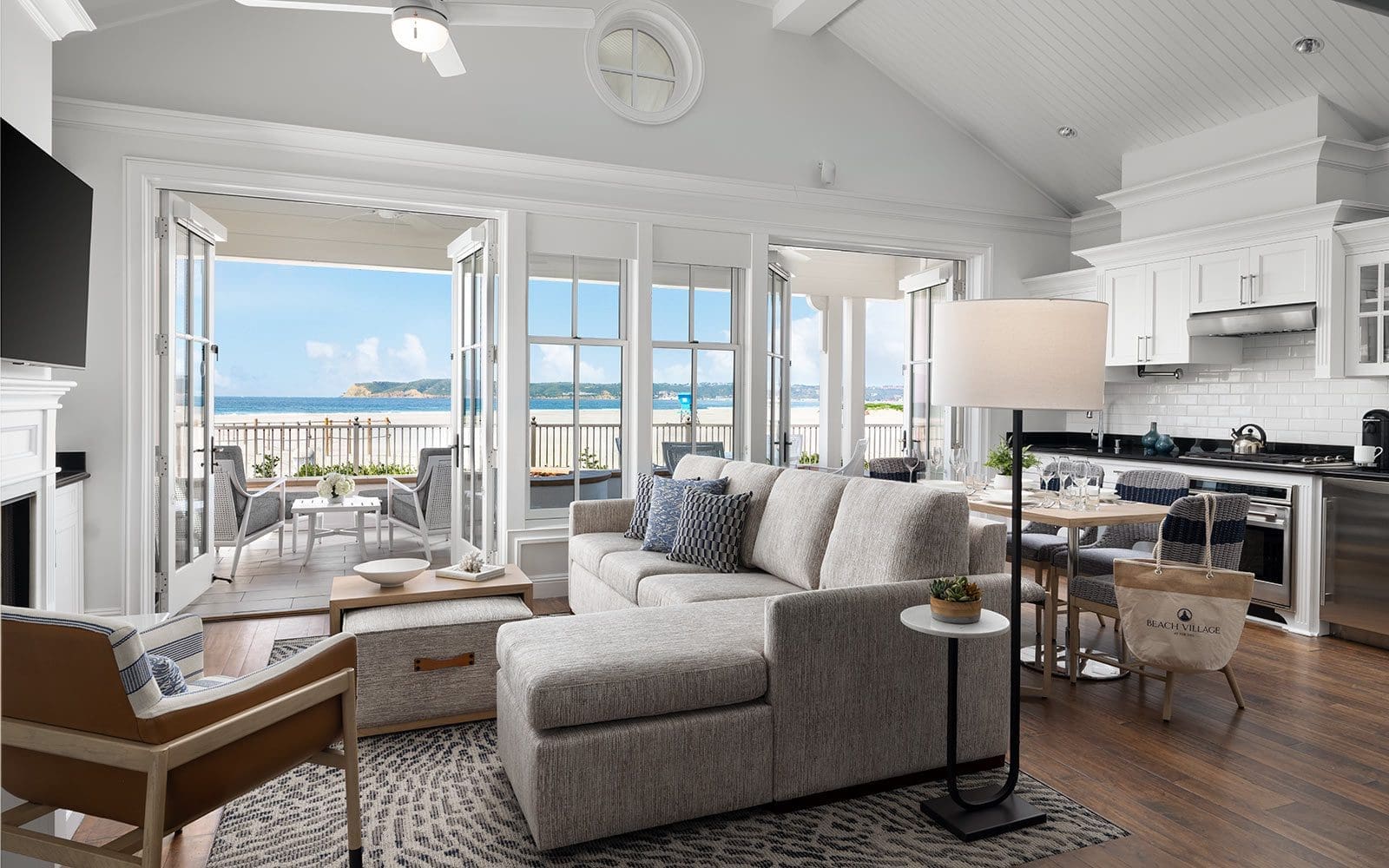 Beachfront Cottage Living Area