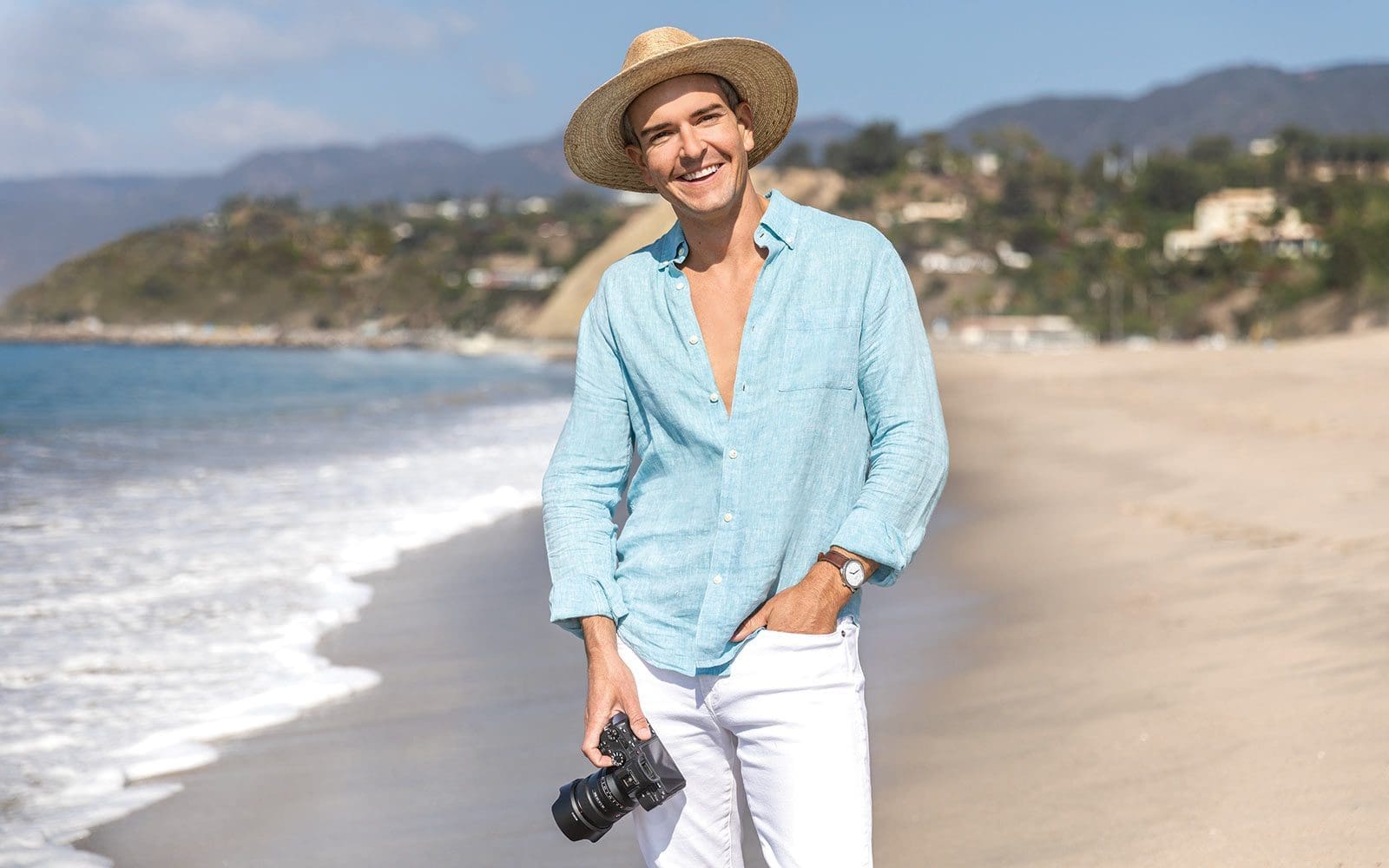 Gray Malin on the beach