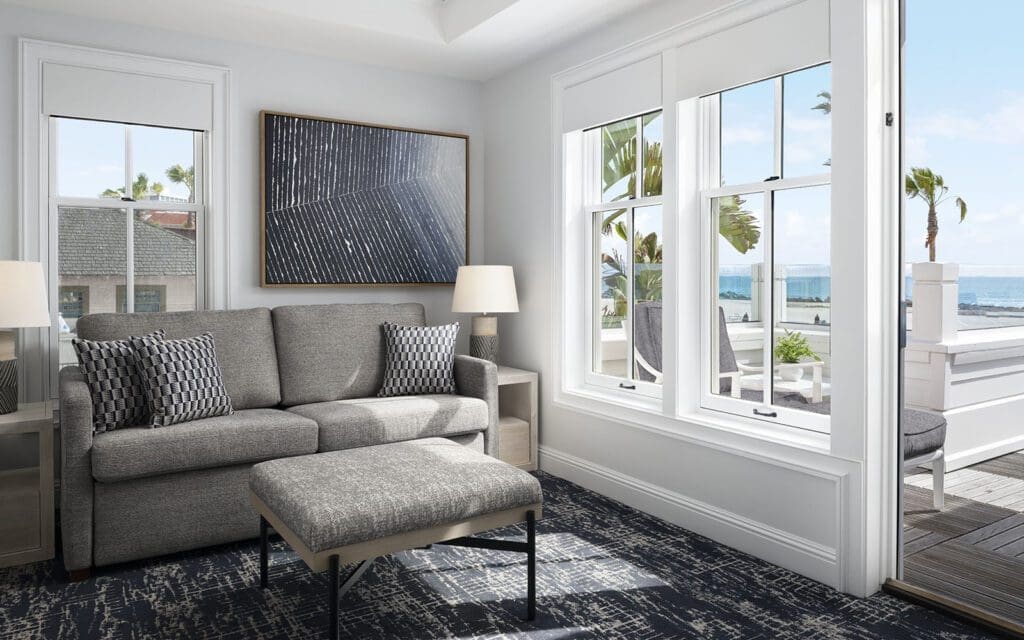 Oceanfront Cottage Horizon Suite Study