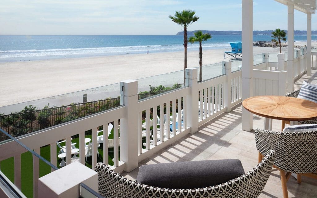 Shore House oceanfront veranda